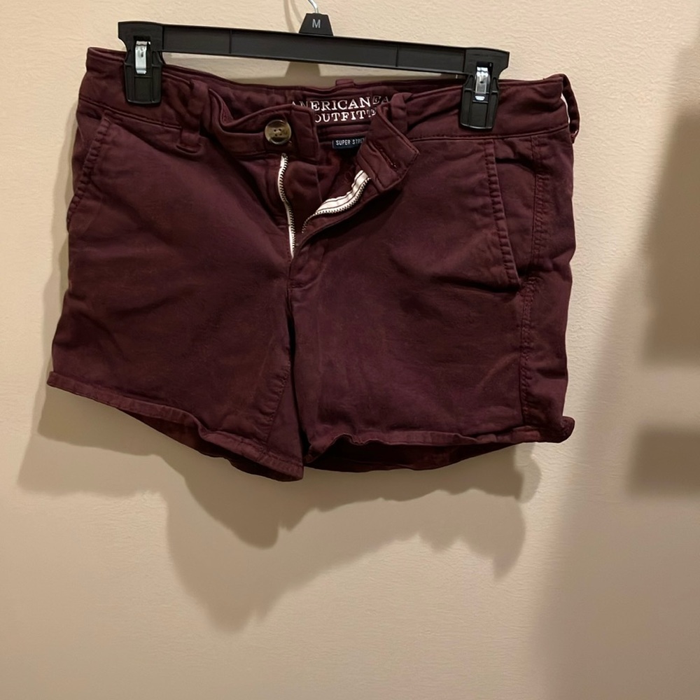 Plum colored American Eagle shorts